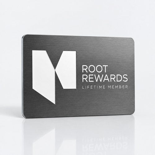 Root Rewards lifetime member card