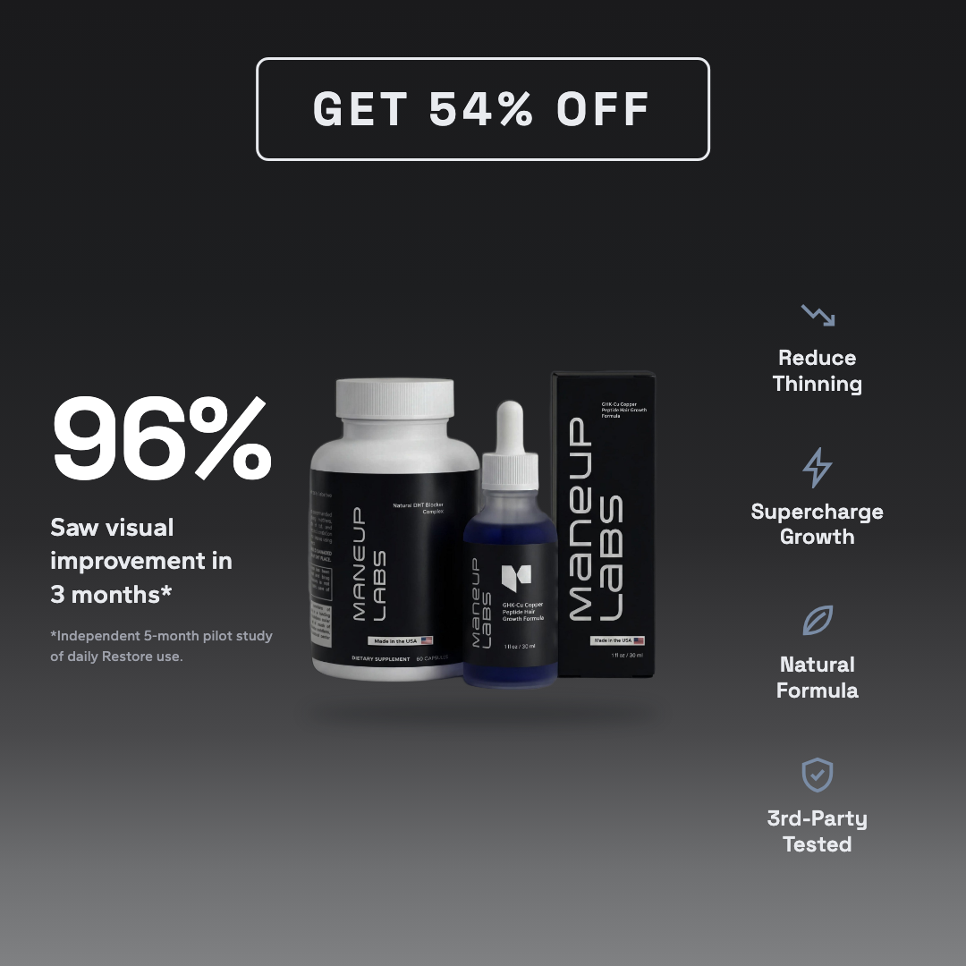 Restore Max — The Complete Hair Regrowth Stack