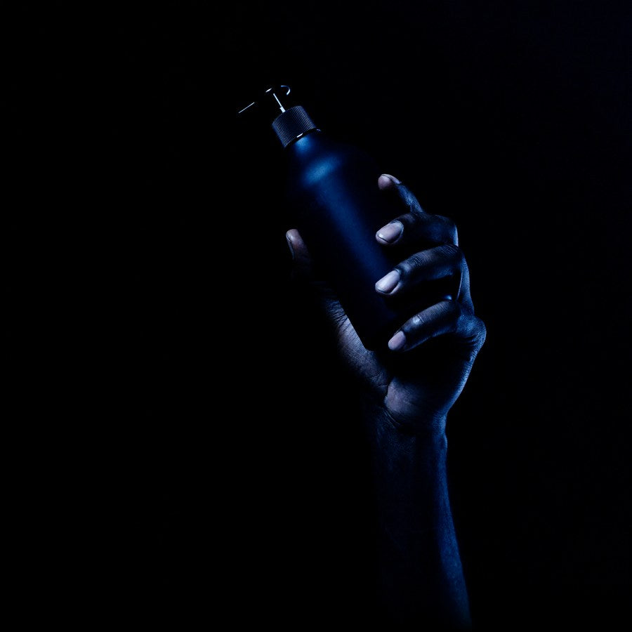 Maneup topical held in hand